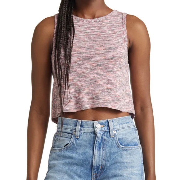 FREE PEOPLE NWT Crop Sweater Tank SIZE M/L - Picture 6 of 7